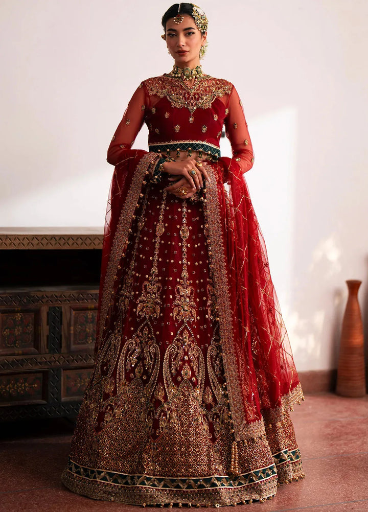 Khatoon By Eleshia Embroidered Net Suit Unstitched 3 Piece ELS24K Raeesa - Luxury Collection