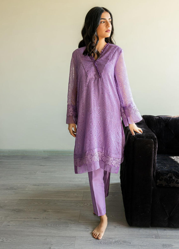 Arz  Chiffon Pret 2 Piece Amethyst