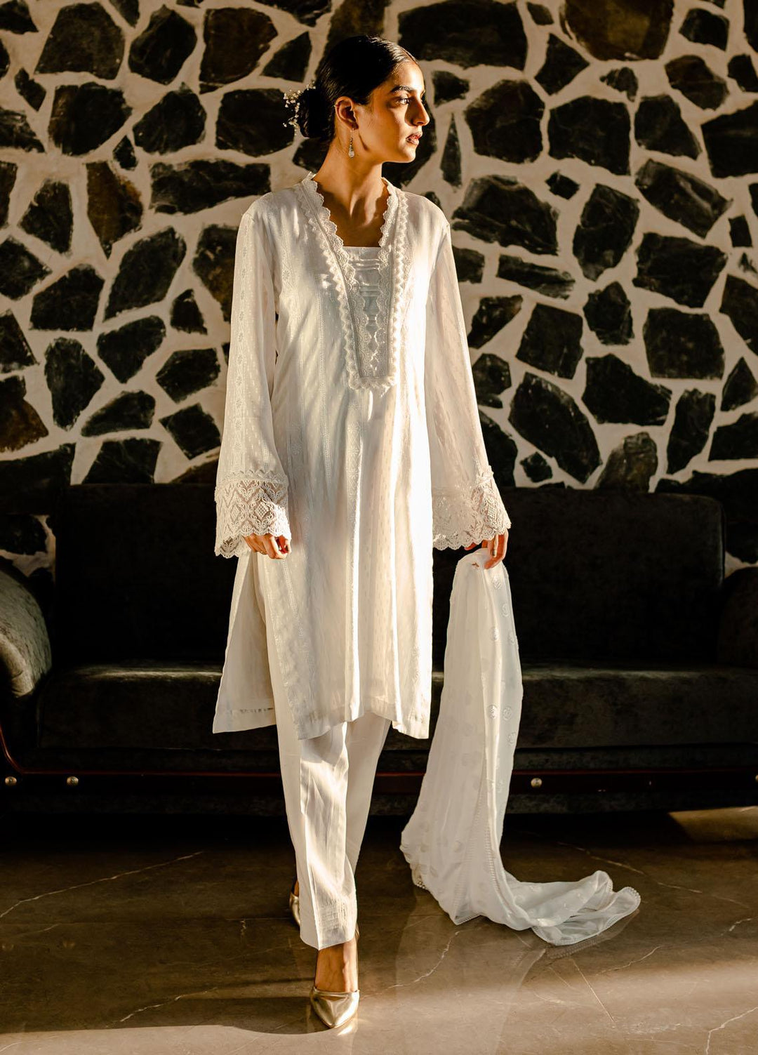 Arz  Chiffon Pret 3 Piece Topaz