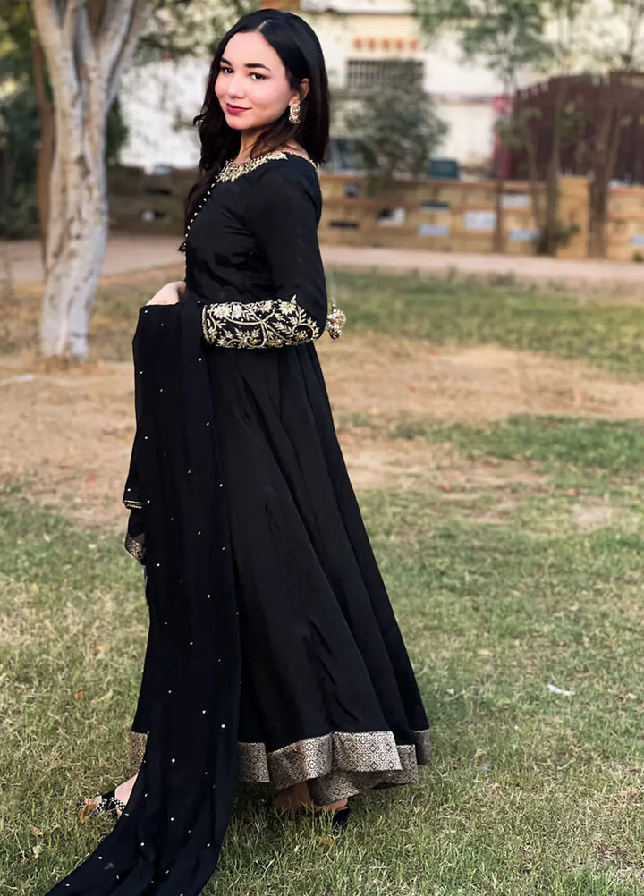 Khuwab by Kazma Pret Embroidered Chinese Silk 3 Piece Suit Lailah