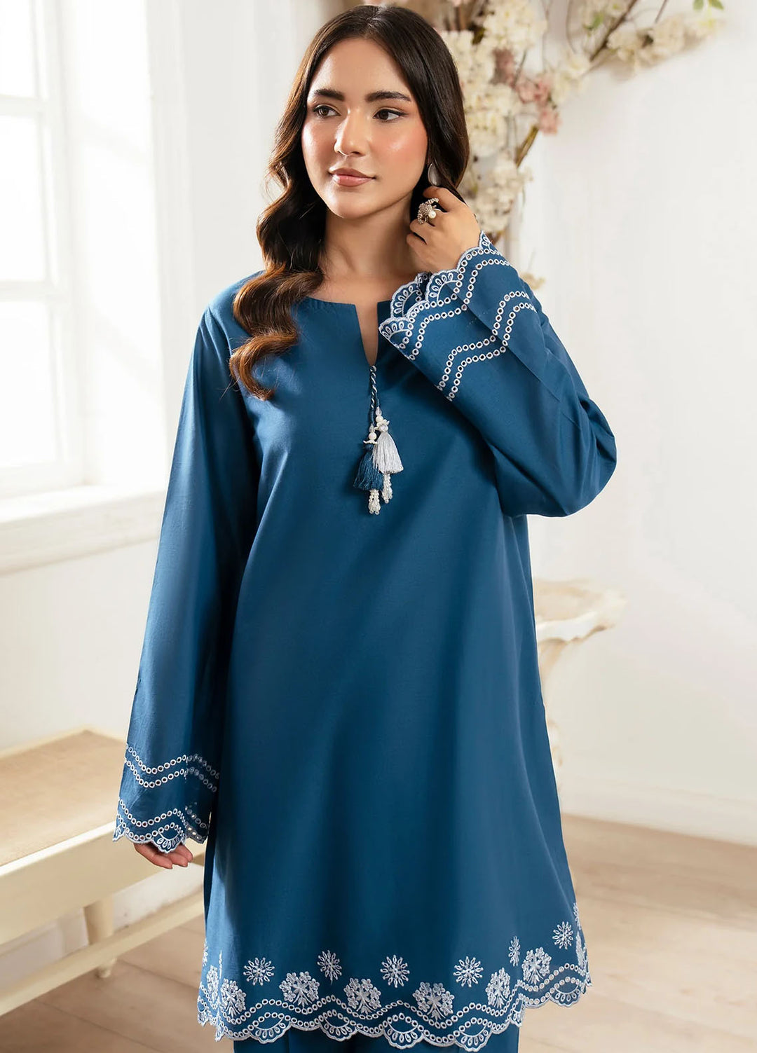 Kiana by Imrozia Pret Embroidered Lawn 2 Piece Suit SP-74