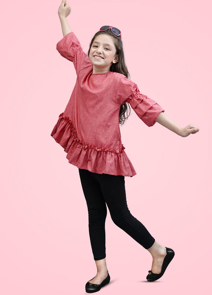 Kids Polo Cotton Casual Girls Top -  GWSK-20212