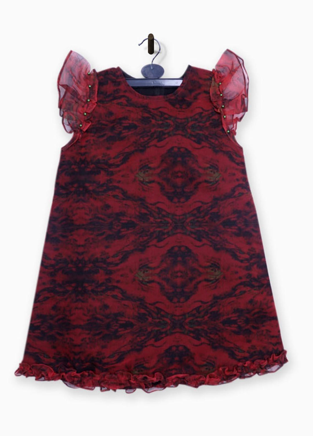 Kids Polo Organza Fancy Frocks for Girls -  GWSK20213