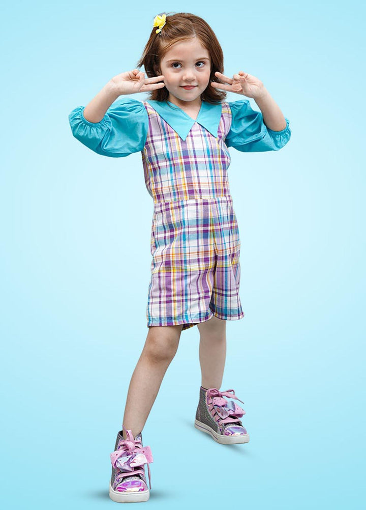 Kids Polo Cotton Fancy Girls ROMPER -  GWSK20214