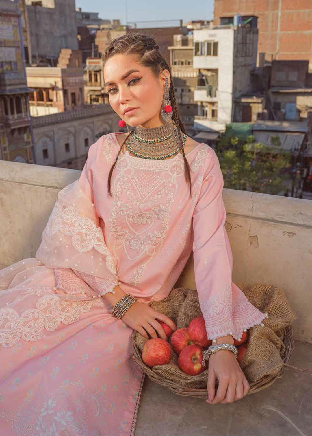 Kinaar by Shiza Hassan Embroidered Lawn Suits Unstitched 3 Piece SH23K SHZ-06 Gulaal - Summer Collection
