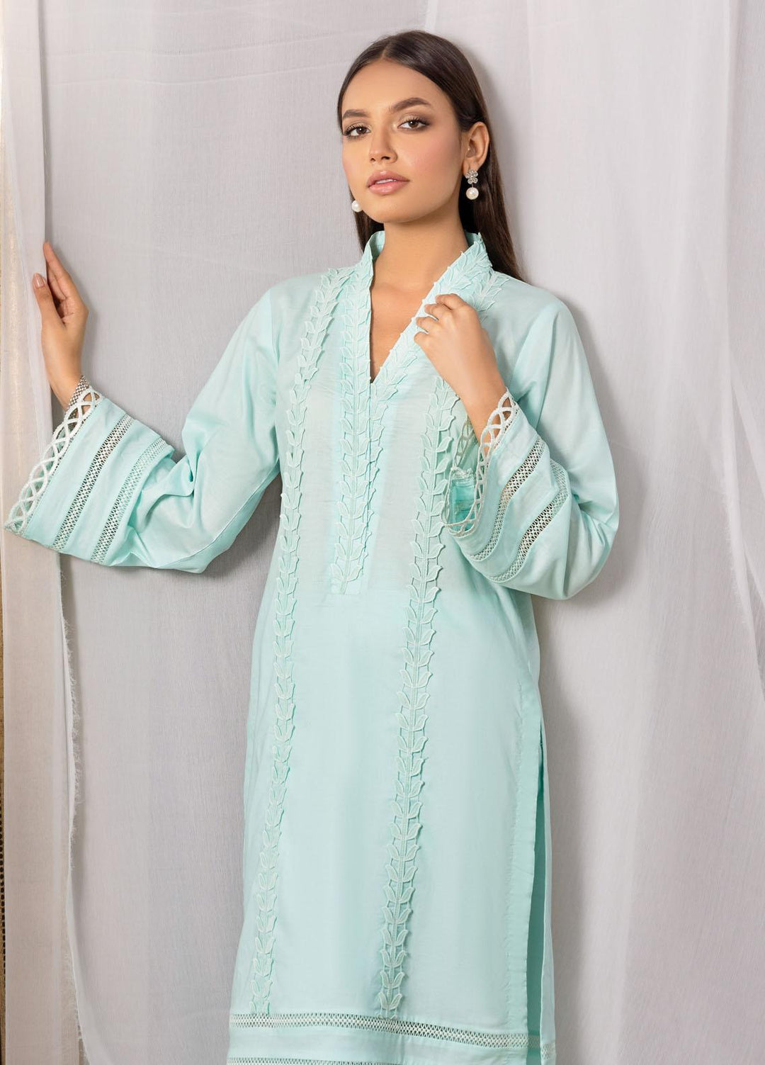 Kloth Casual Pret  Cotton 2 Piece Dress KT22SD ARCTIC