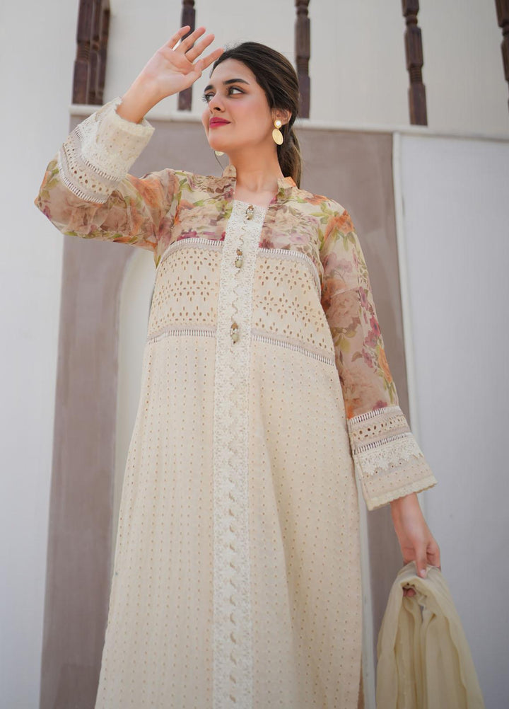 Knot Pret  Chikankari 4 Piece Suit K1003 Sun Flower