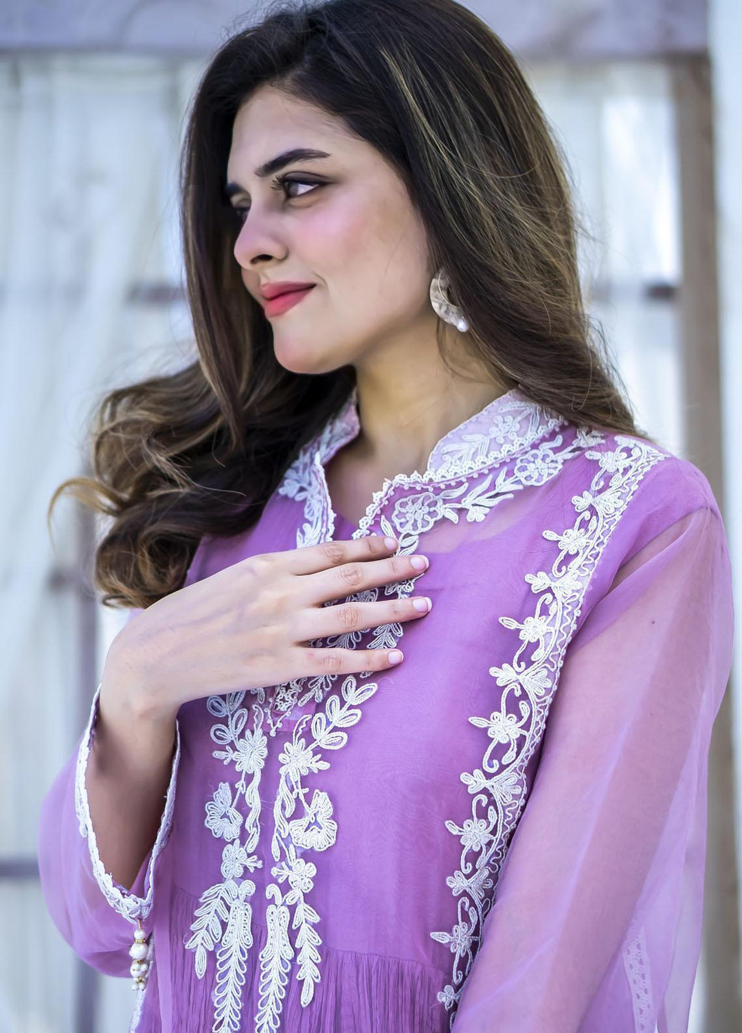 Knot Pret  Organza 4 Piece Suit K2011 Fay Lavender