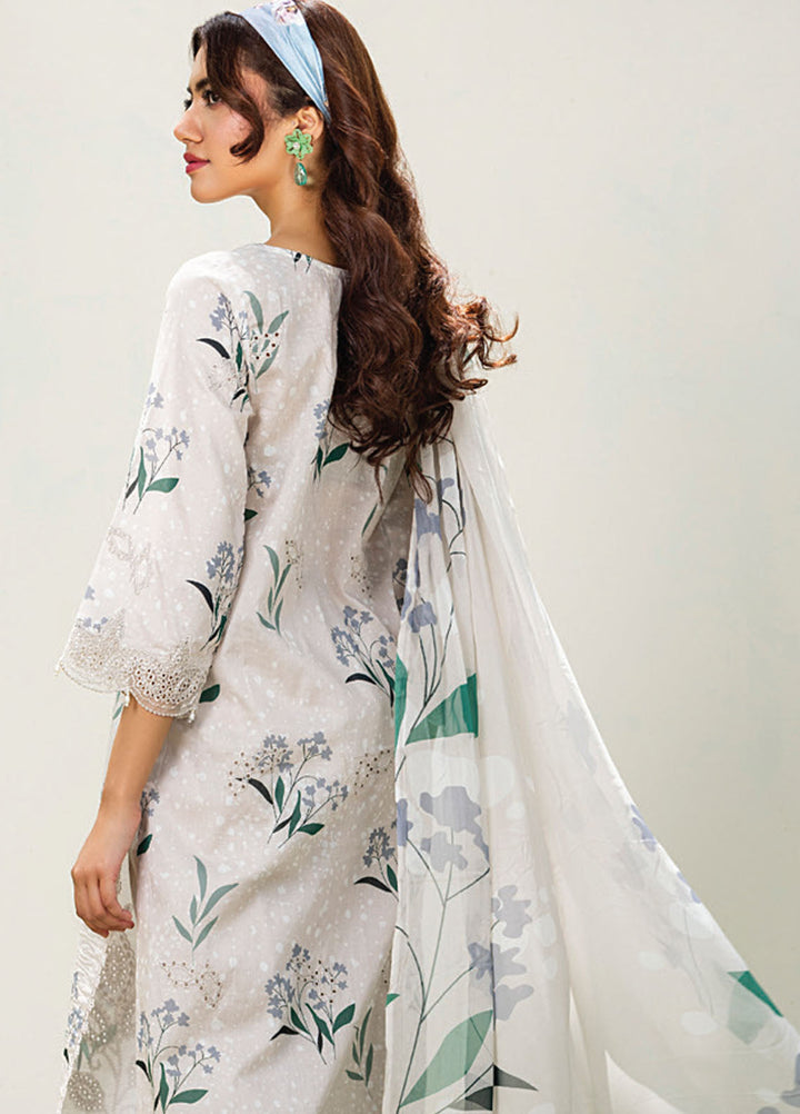 Koel by Humdum Chikankari Lawn Suits Unstitched 3 Piece HD25KC D-09 - Summer Collection