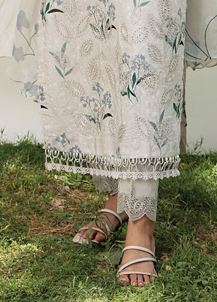 Koel by Humdum Chikankari Lawn Suits Unstitched 3 Piece HD25KC D-09 - Summer Collection