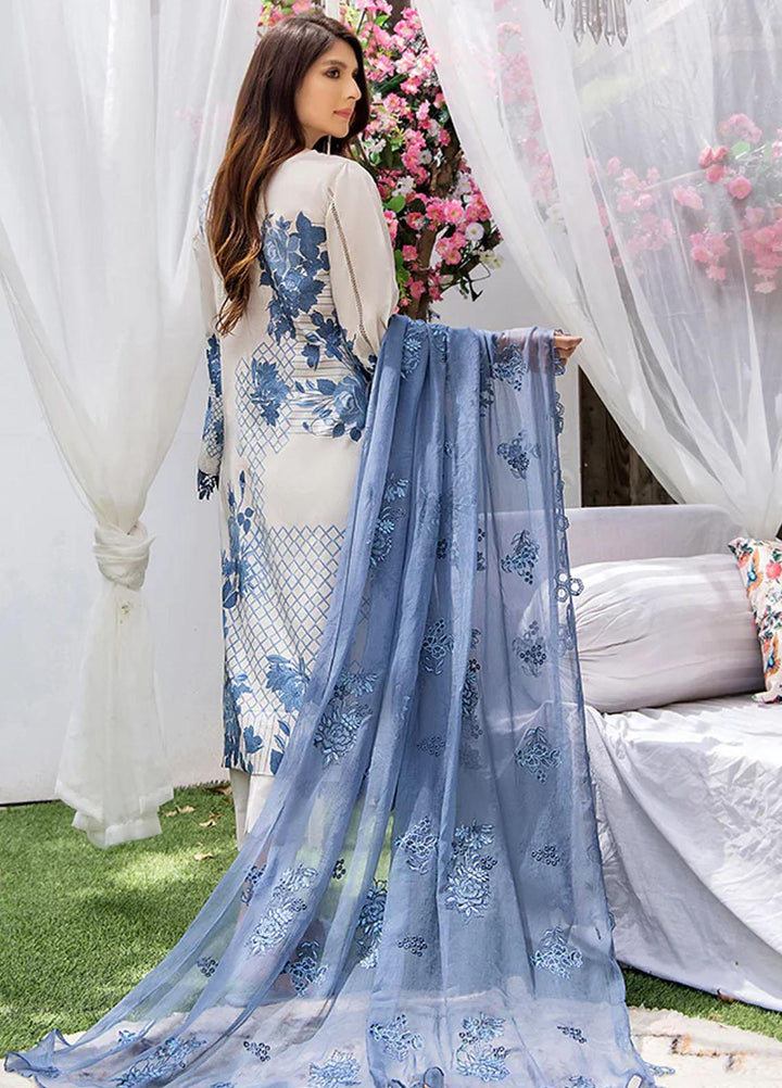 Koel By Humdum Embroidered Lawn Suits Unstitched 3 Piece HD23KL D-05 - Summer Collection