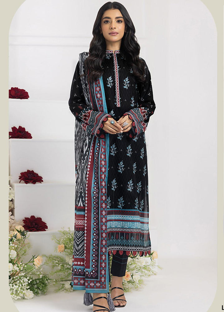 Komal Prints By Lakhany Printed Lawn Suits Unstitched 3 Piece LSM23KP-V2 LG-RM-0001-A - Summer Collection