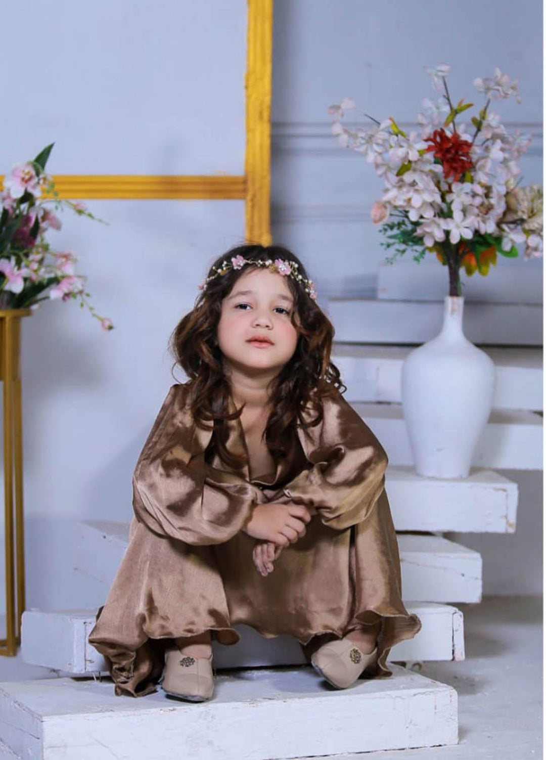 Konain Couture Silk Pret Maxi for Girls -  KN-01 BR Maxi