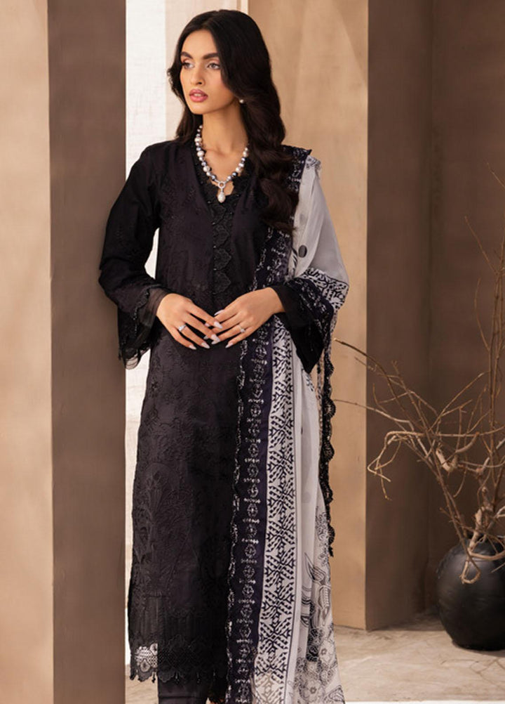 Koyal By Nureh Embroidered Lawn Suits Unstitched 3 Piece NU23KM B 01 - Summer Collection