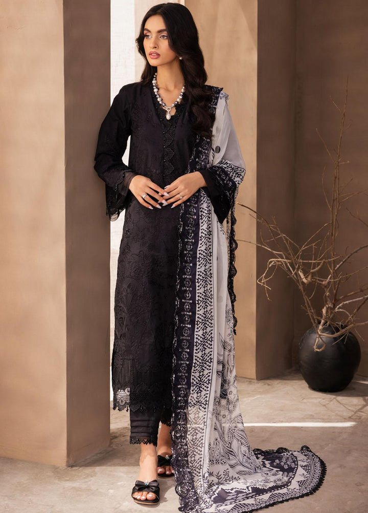 Koyal By Nureh Embroidered Lawn Suits Unstitched 3 Piece NU23KM B 02 - Summer Collection