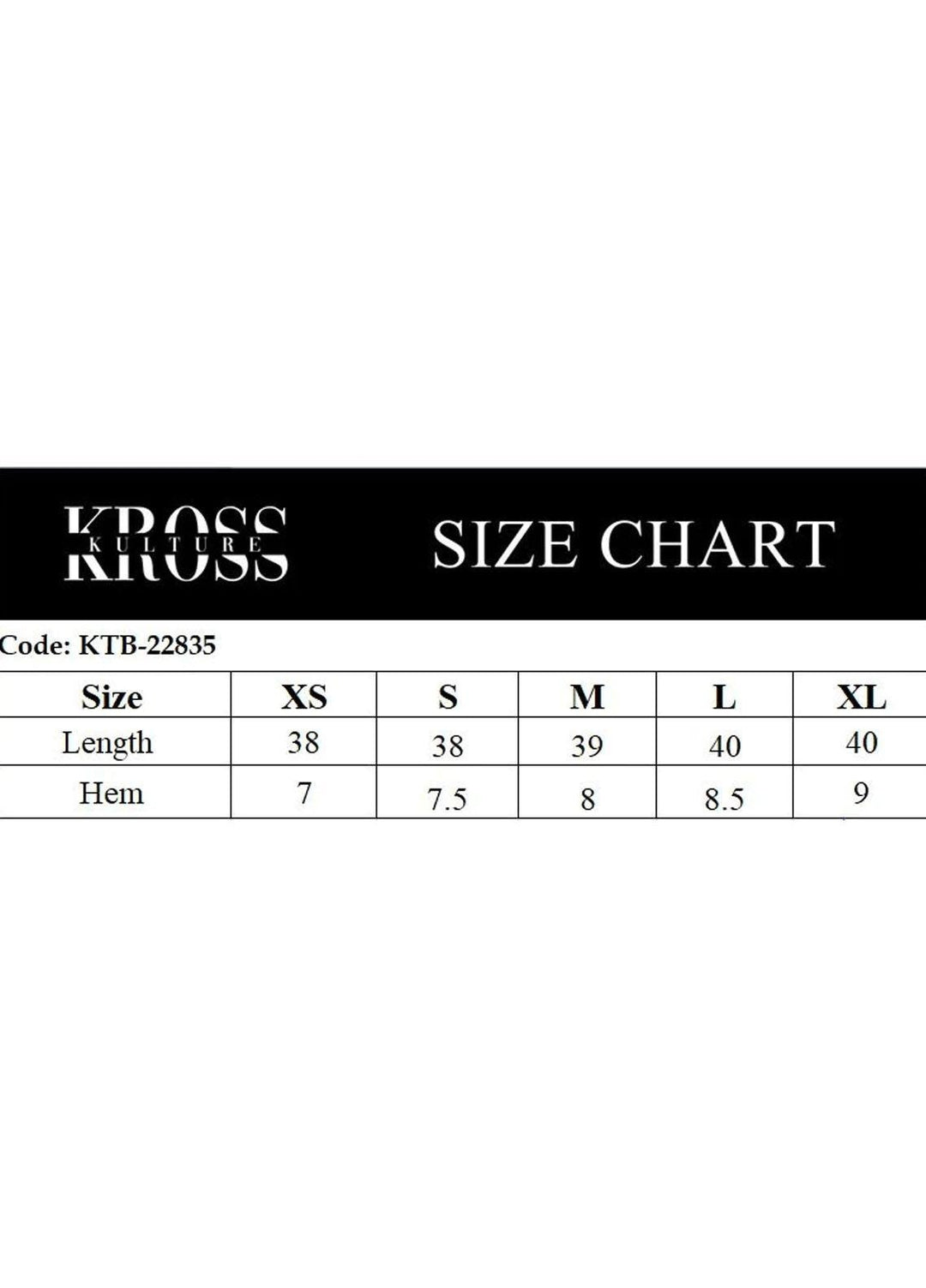 Kross Kulture Pret  Cambric Trouser KTR-22835 B Black