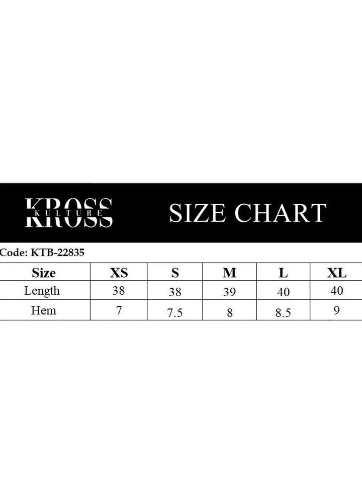 Kross Kulture Pret  Cambric Trouser KTR-22835 B Black