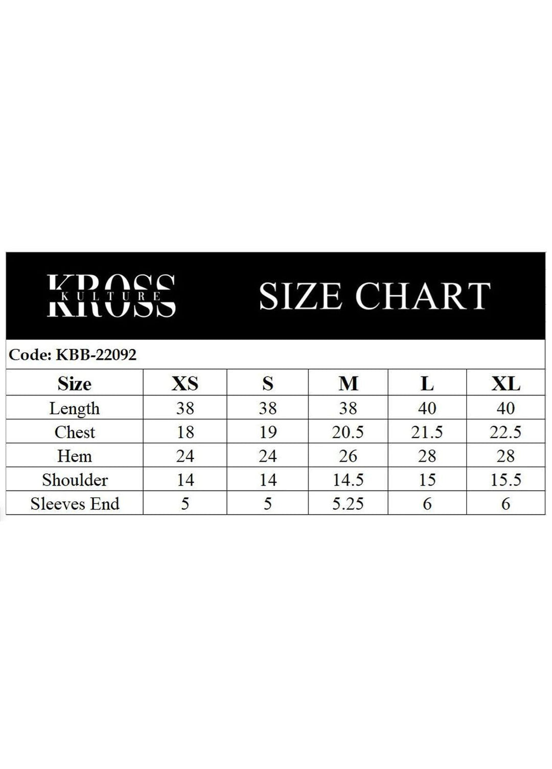Kross Kulture Pret  Lawn Shirt KBB-22092 Black