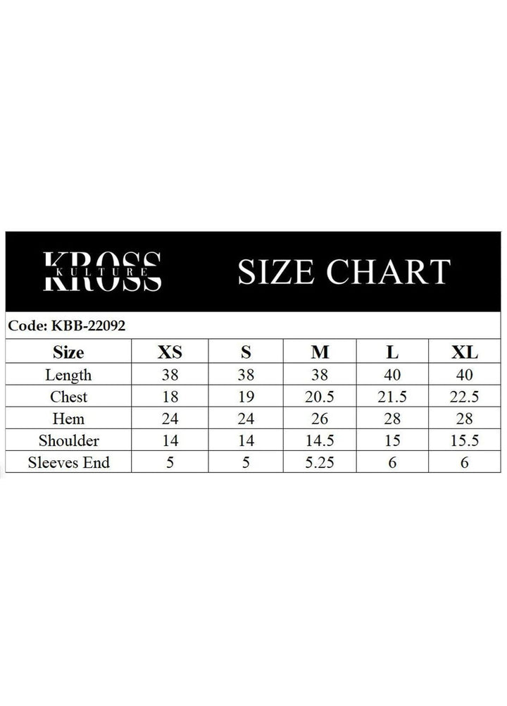 Kross Kulture Pret  Lawn Shirt KBB-22092 Black