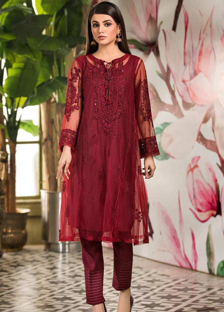 Kross Kulture Embroidered Net Stitched Kurtis KK21C KX-20511 MAR