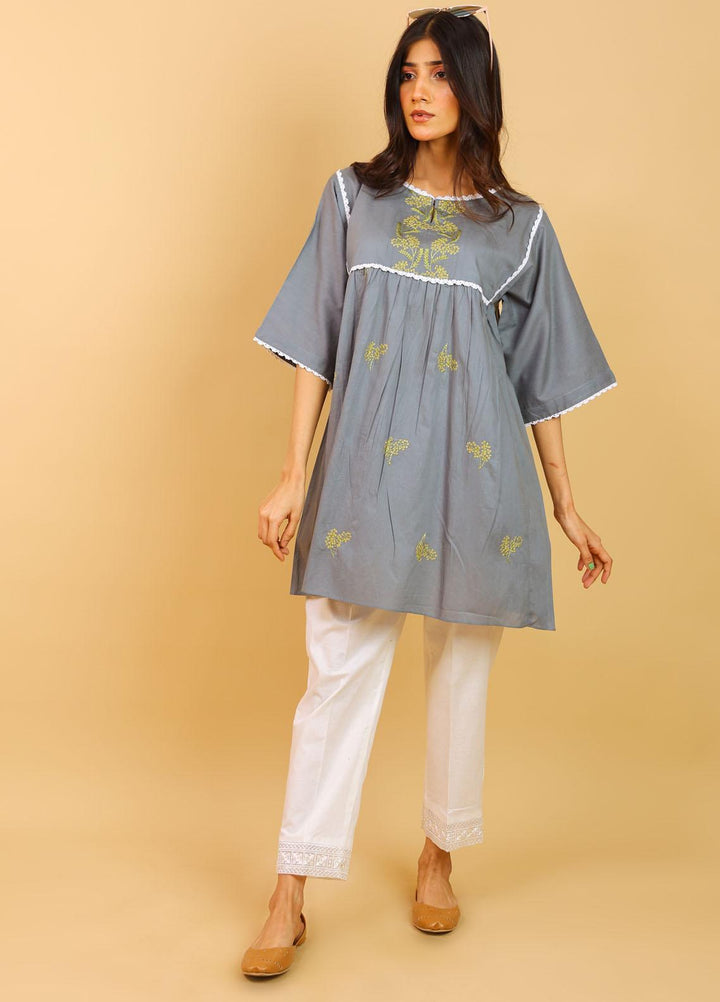 Kross Kulture Casual Pret  Cotton Shirt KGL-004 Blue
