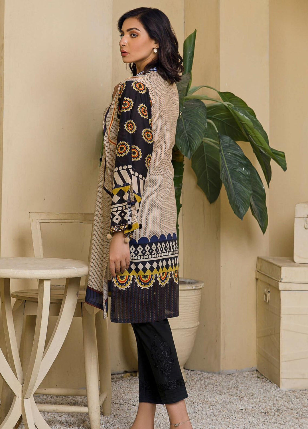 Kross Kulture Printed Lawn Stitched Kurties KPR-21185 Skin
