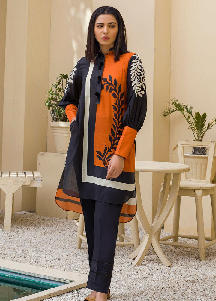 Kross Kulture Printed Lawn Stitched Kurties KPR-21191 Multi