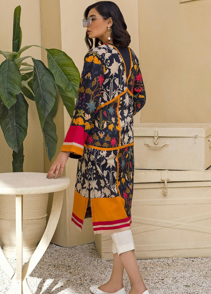 Kross Kulture Printed Lawn Stitched Kurties KPR-21197 Black