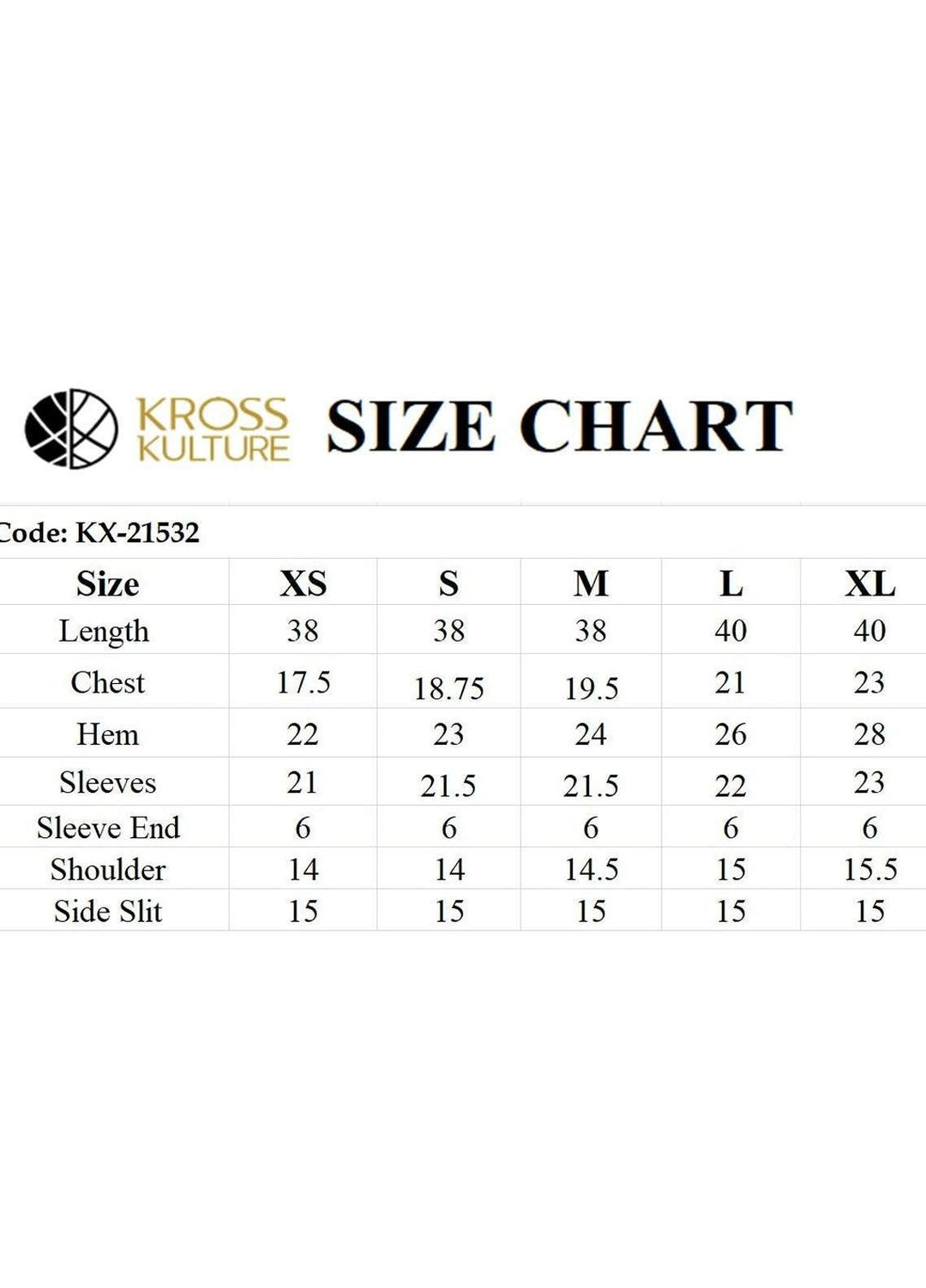 Kross Kulture Luxury Pret  Organza Shirt KX-21532