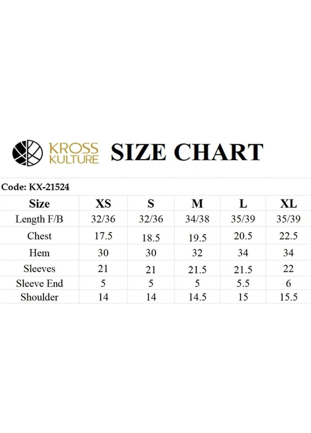 Kross Kulture Pret  Organza Shirt KX-21524