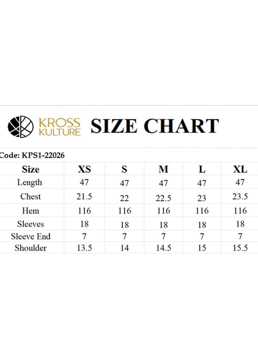 Kross Kulture Pret  Lawn Frock KPR-22026