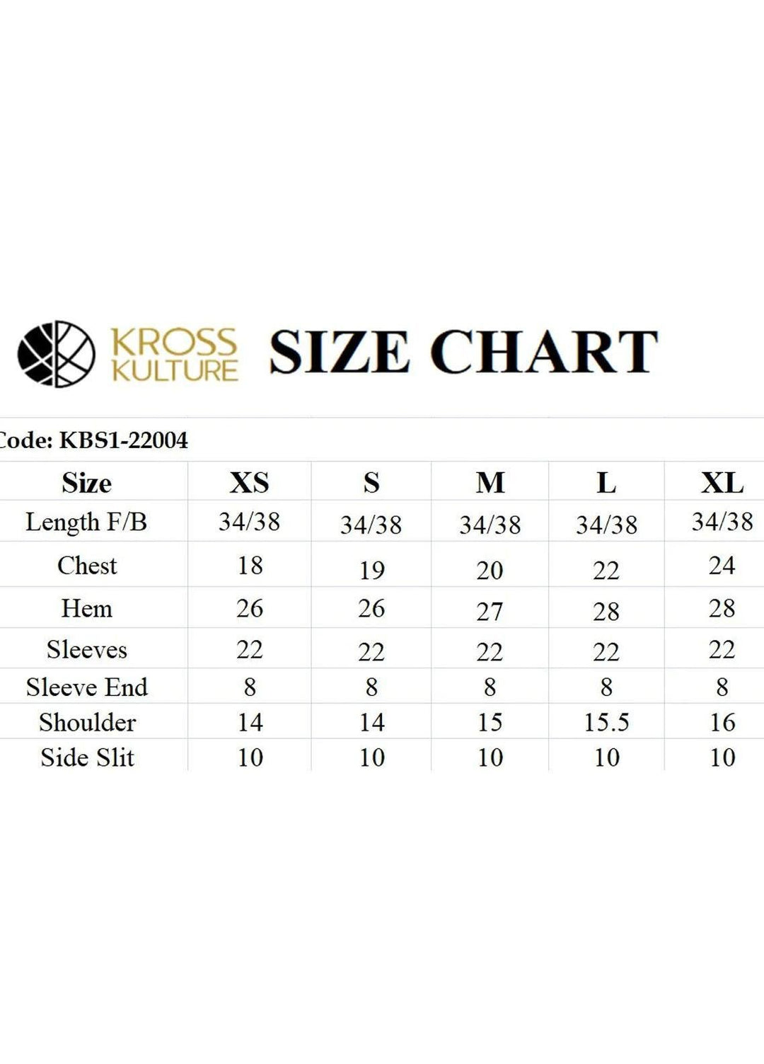 Kross Kulture Pret  Lawn Shirt KBS1-22004