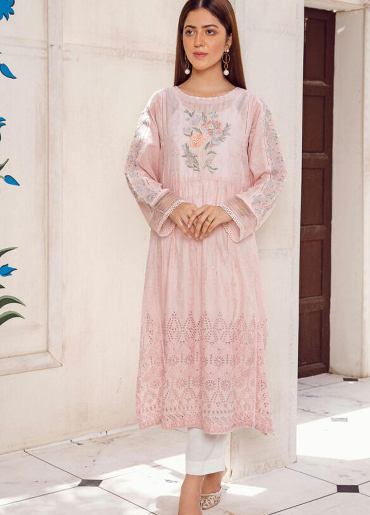 Kross Kulture Luxury Pret  Schiffli Shirt KX-21280 Pink