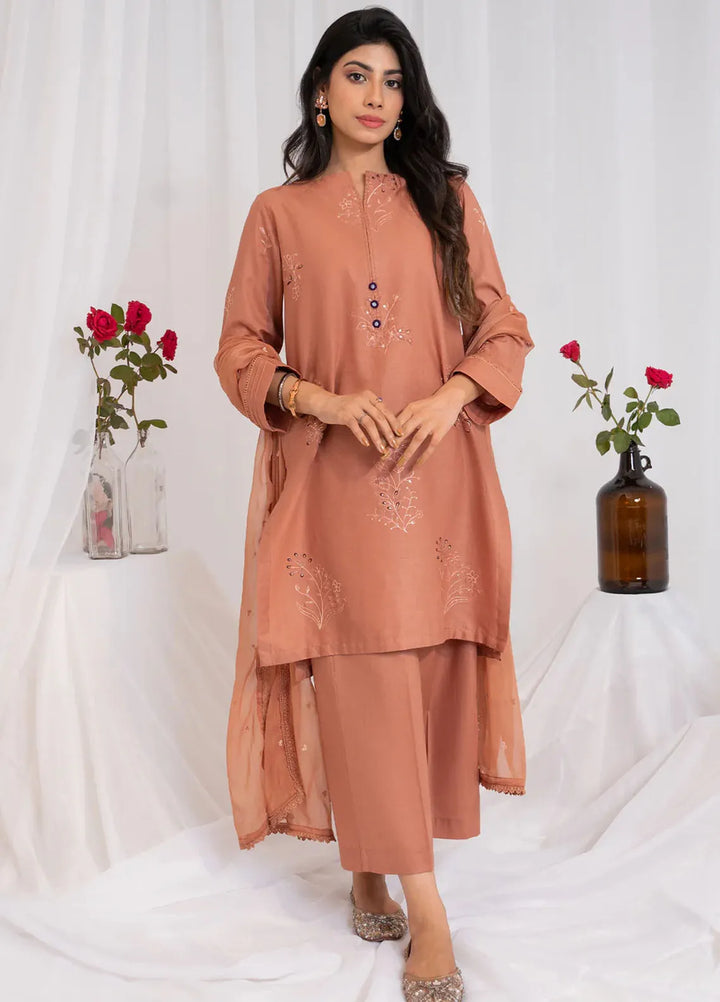 Kross Kulture Pret Embroidered Lawn 3 Piece Suit Zeest KKSG-00778