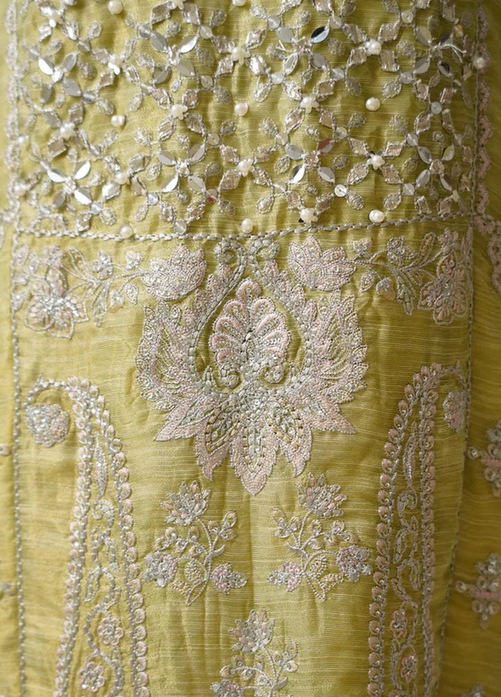 Kross Kulture Pret Embroidered Tissue Masoori 3 Piece Suit Haya KLX- 00524