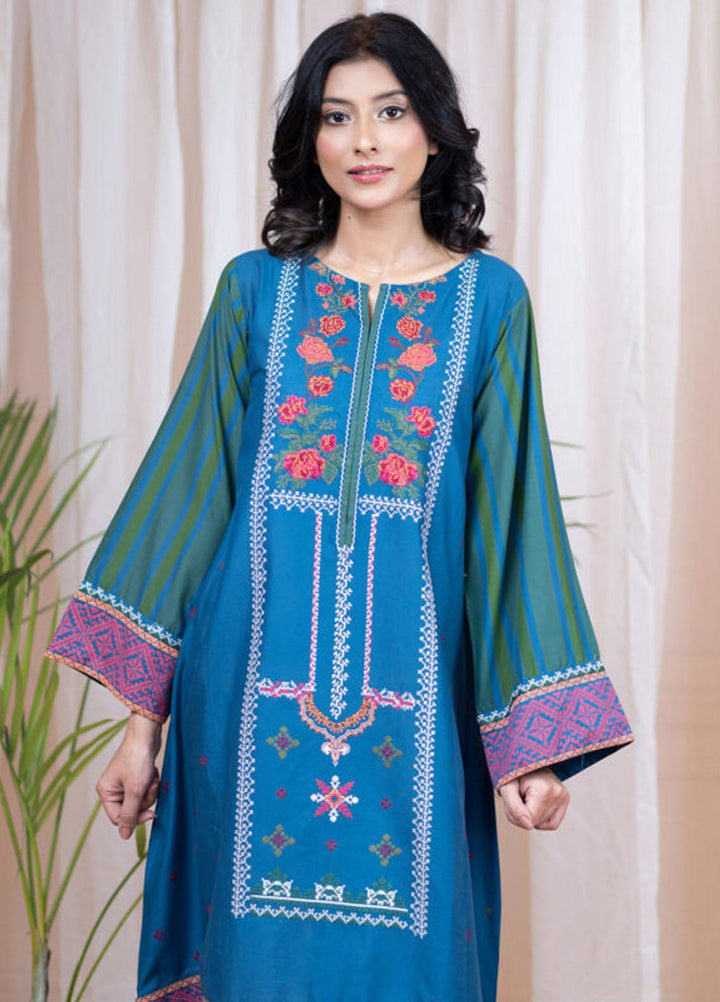 Kross Kulture Formal Pret Embroidered Cambric Shirt KE-21187