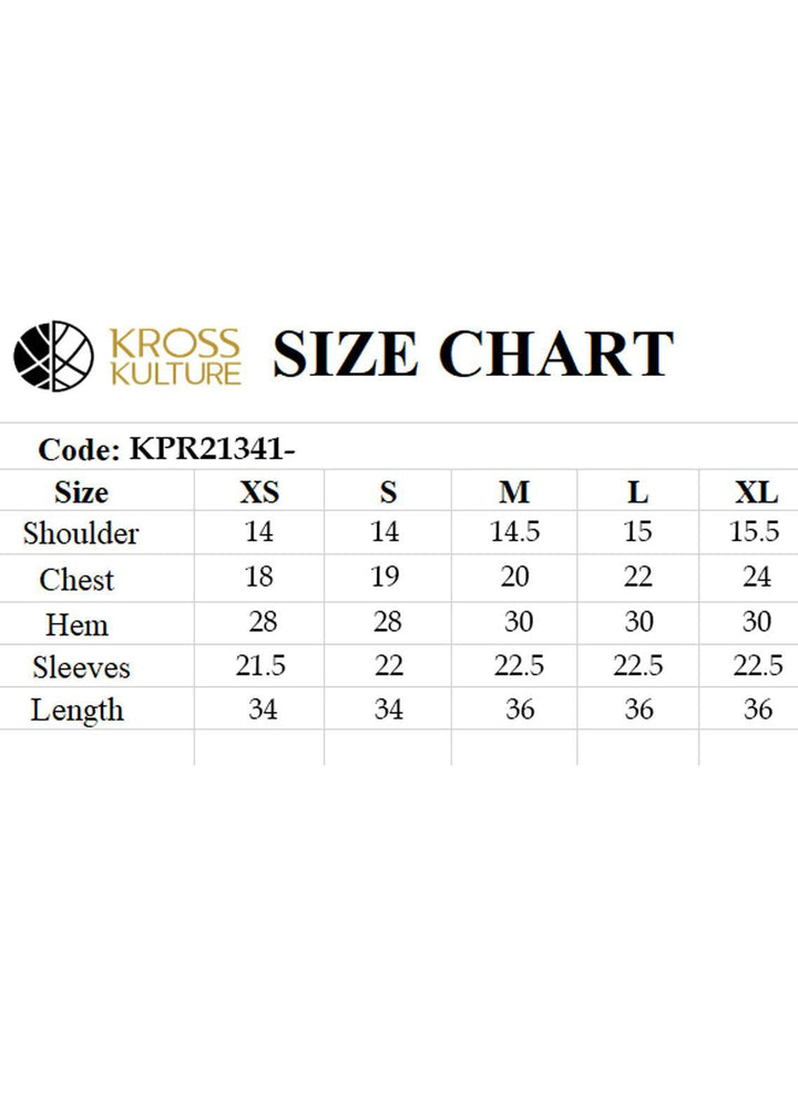 Kross Kulture Formal Pret Printed Cambric Shirt KPR-21341