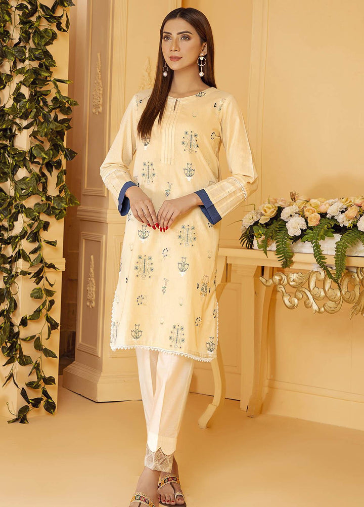 Kross Kulture Embroidered Cotton Stitched Kurtis KB-21001 Skin