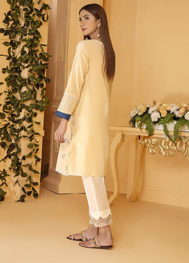 Kross Kulture Embroidered Cotton Stitched Kurtis KB-21001 Skin