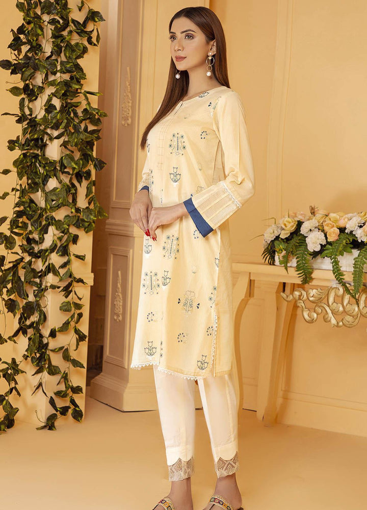 Kross Kulture Embroidered Cotton Stitched Kurtis KB-21001 Skin