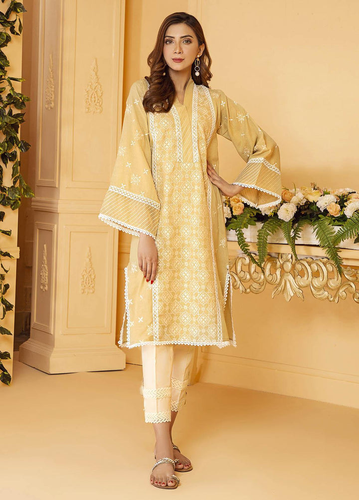 Kross Kulture Embroidered Karandi Stitched Kurtis KB-21031 Skin