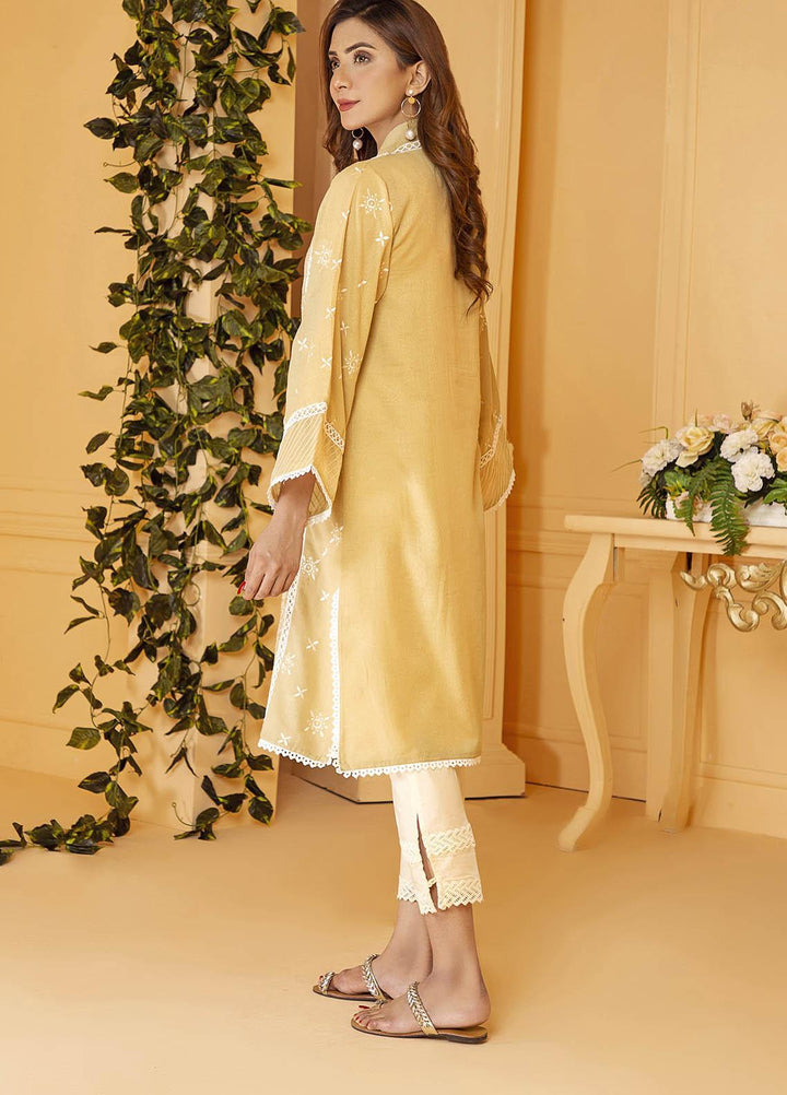 Kross Kulture Embroidered Karandi Stitched Kurtis KB-21031 Skin
