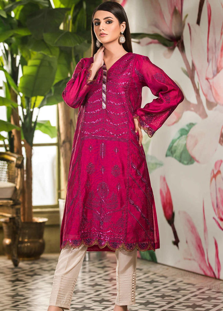 Kross Kulture Embroidered Cotton Net Stitched Kurtis KX-20737 Mjd