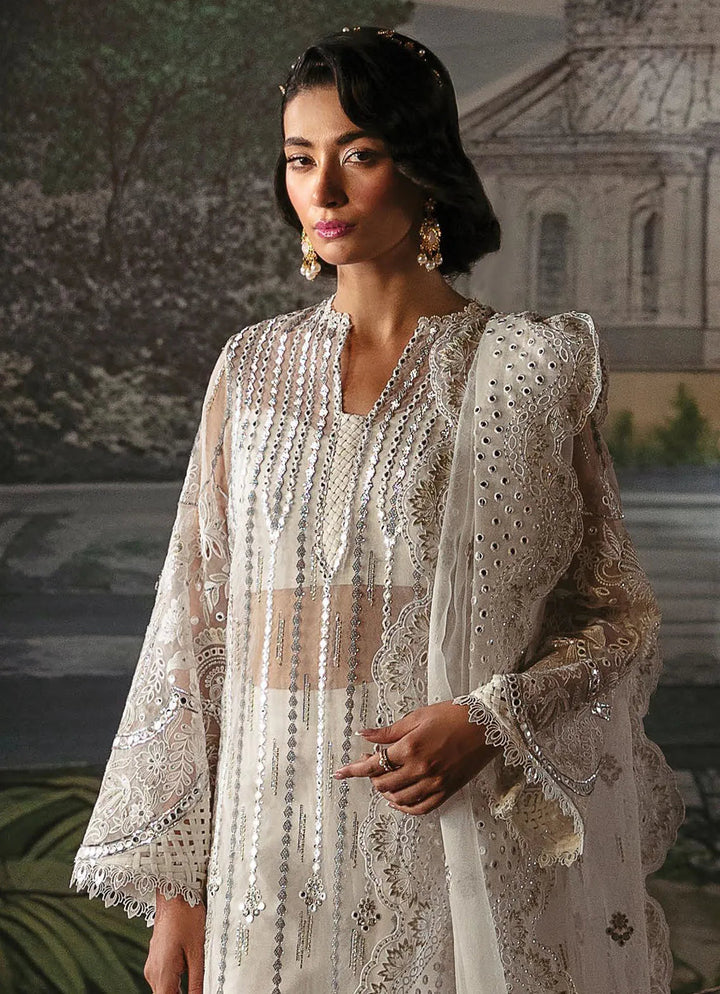 La Fuchsia By Afrozeh Embroidered Organza Suit Unstitched 3 Piece AF24L Laira - Festive Collection