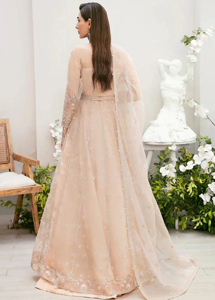 La more By Sardinia Embroidered Organza Unstitched Suit 3 Piece SRD23LM SR-106 Tulip Tales - Wedding Collection