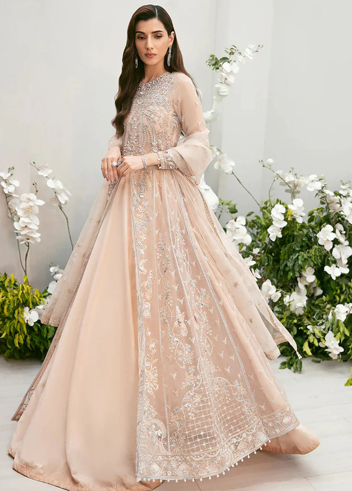 La more By Sardinia Embroidered Organza Unstitched Suit 3 Piece SRD23LM SR-106 Tulip Tales - Wedding Collection