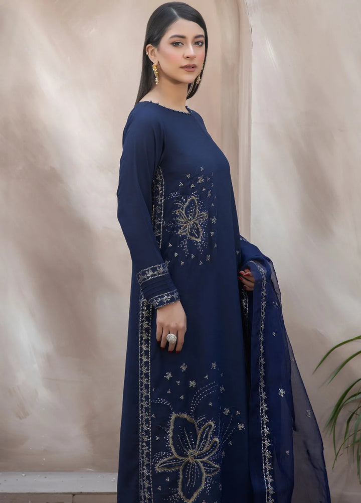 La Rosaa Pret Embroidered Georgette 3 Piece Suit LF2-05