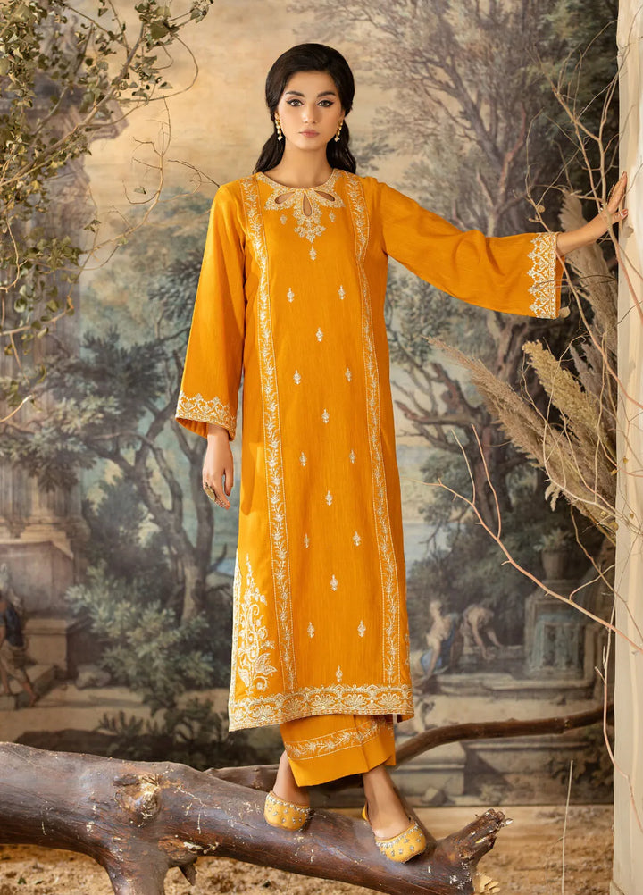 La Rosaa Pret Embroidered Khaddar 2 Piece Suit LW2-06