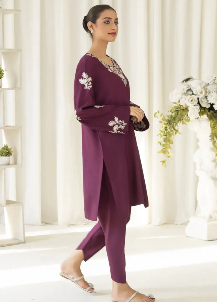 La Rosaa Pret Embroidered Viscose Lawn 2 Piece Suit Pansy