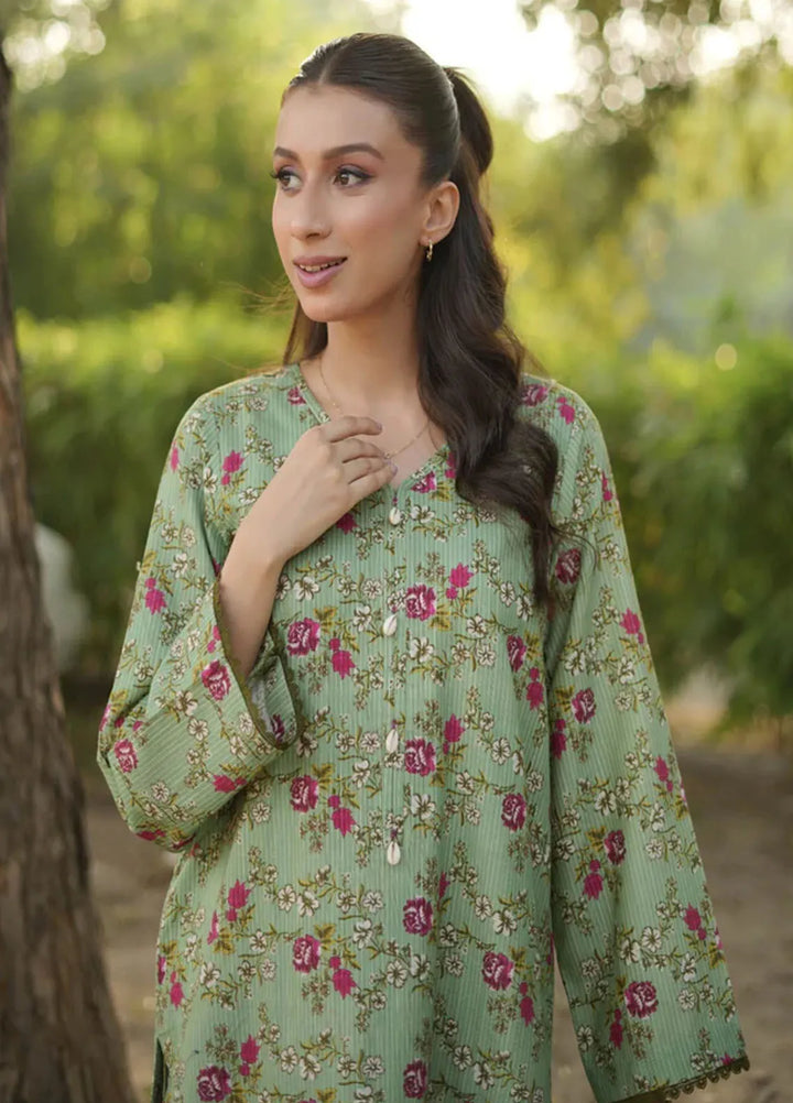 La Rosaa Pret Printed Khaddar 2 Piece Suit Florabeu